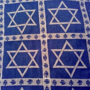 1 PANEL OF 4 STARS FABRIC